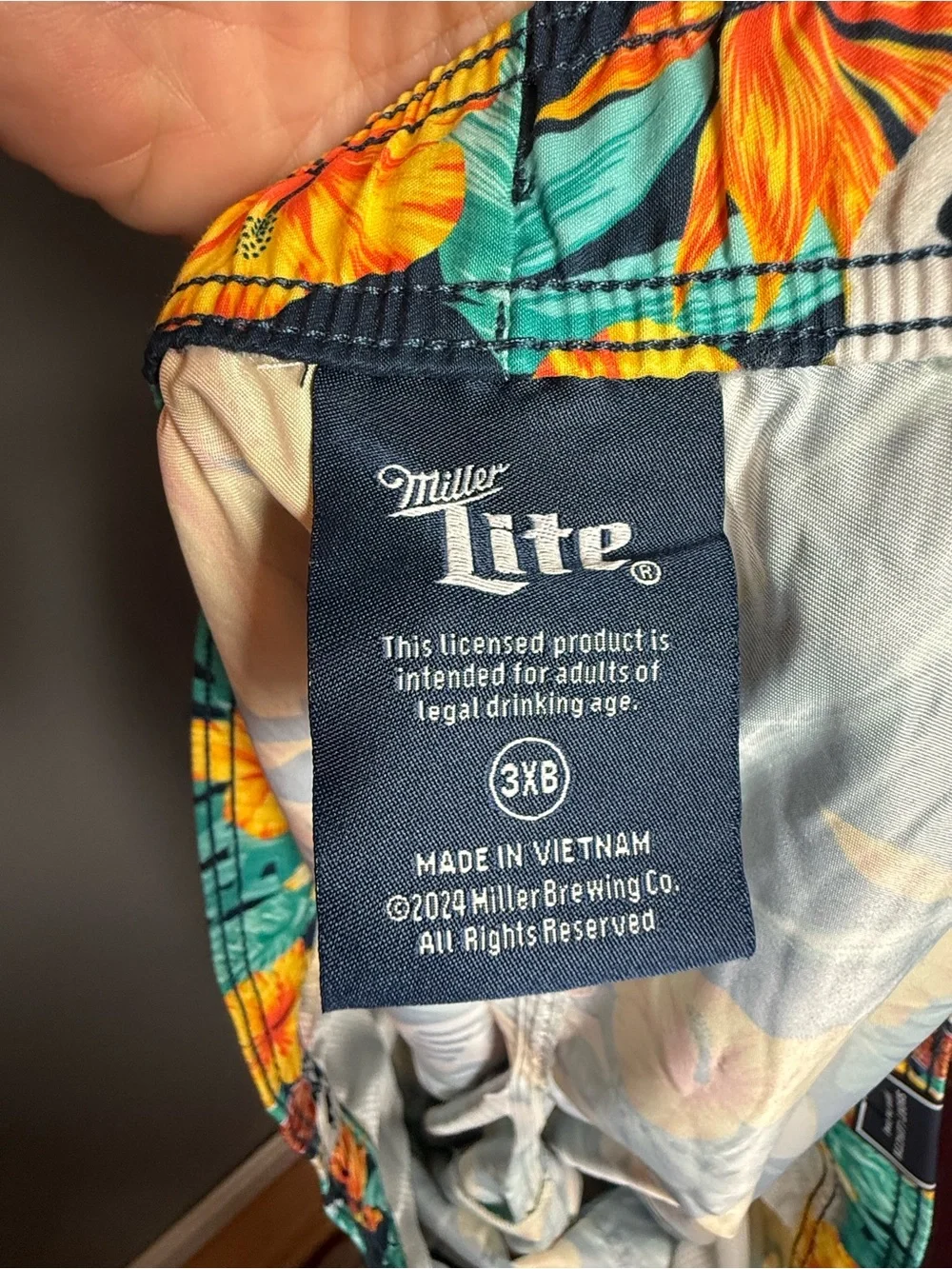 Lite Beer By Miller NWT Mens Swim Shorts/Trunks Sz 3XB